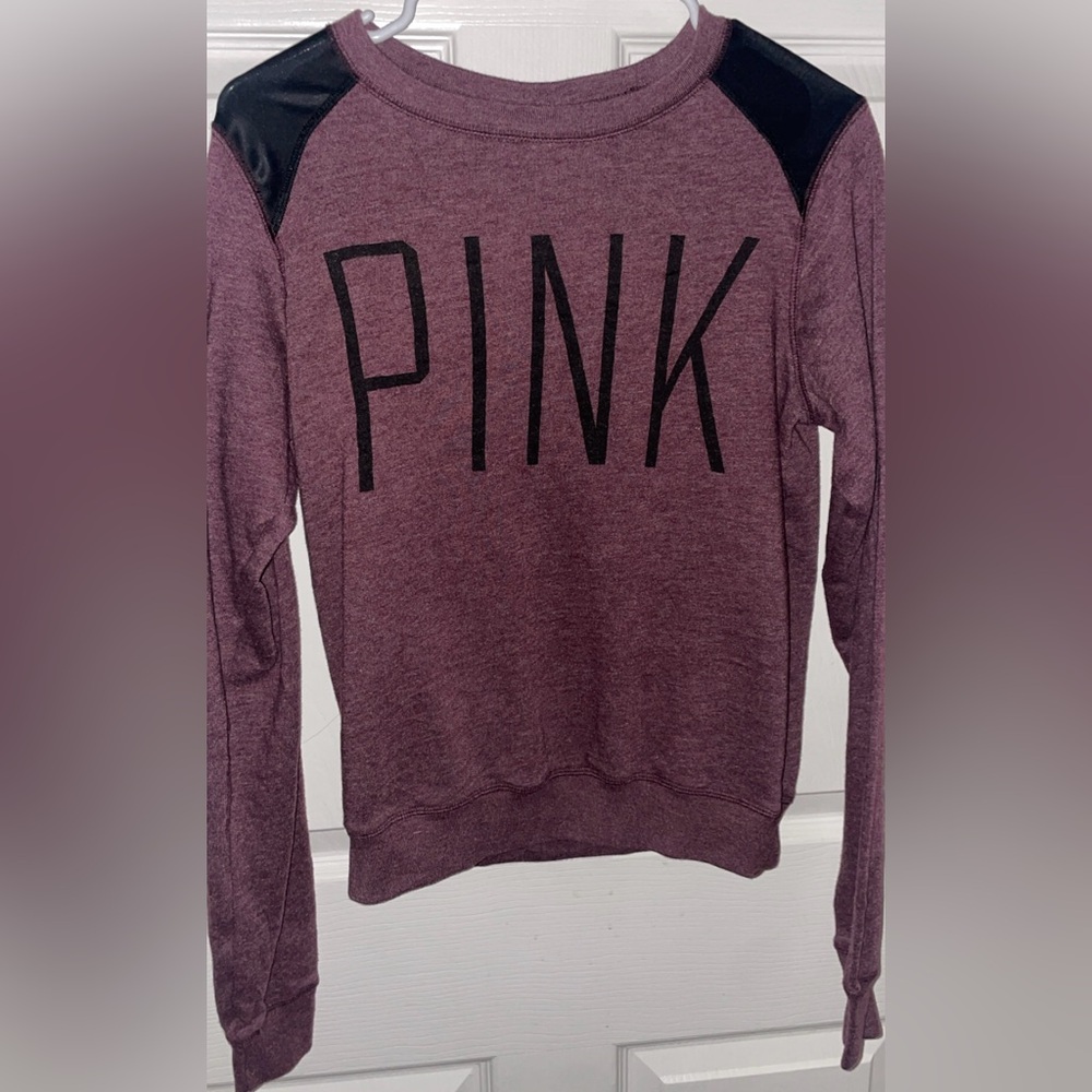 PINK Victoria's Secret Women's Maroon Sweater